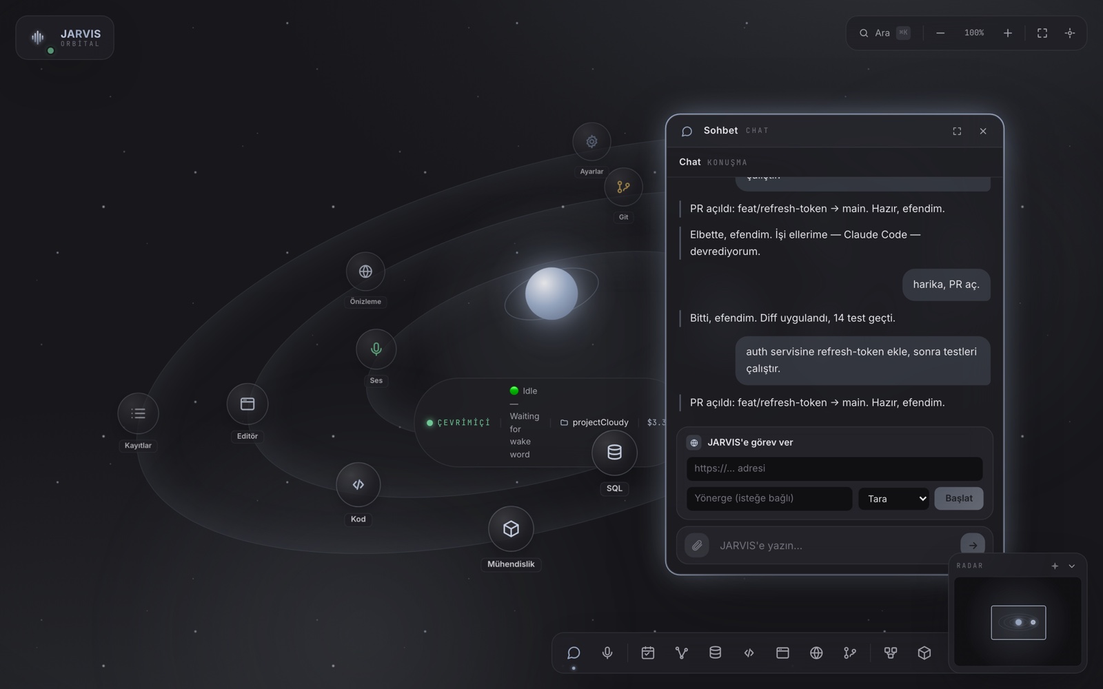 Mr. E on Mac, Orbital design